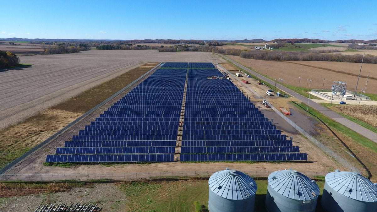 SunDEC Solar Aerial Photo